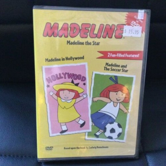 Madeline -Cartoon The Soccer Star / Madeline In Hollywood DVD New Sealed - Picture 1 of 4